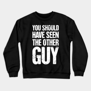 Funny Broken Nose Get Well Soon Gift Crewneck Sweatshirt